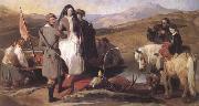 Sir Edwin Landseer Royal Sports on Hill and Loch (mk25 France oil painting artist